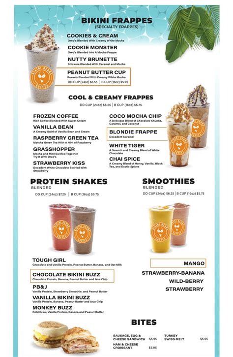 bikini beans menu|bikini beans phoenix.